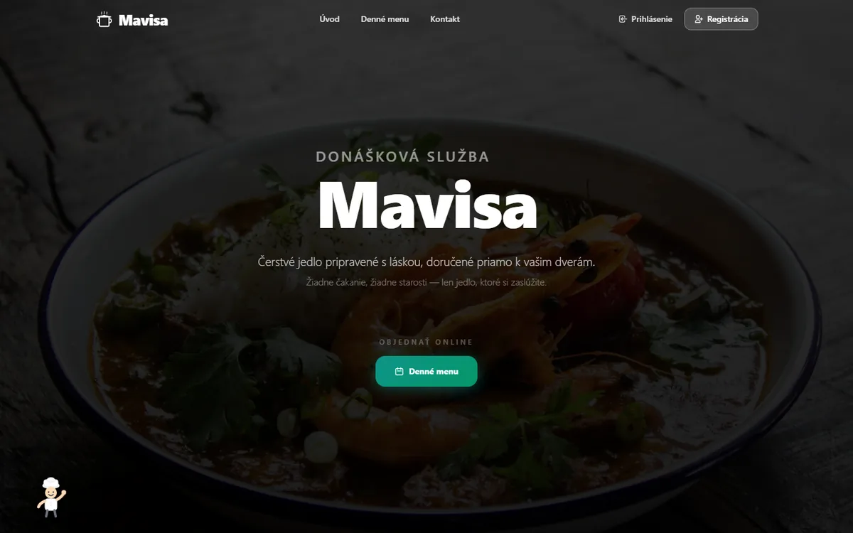 MAVISA – online lunch ordering